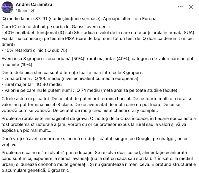 Adevărata problemă a României