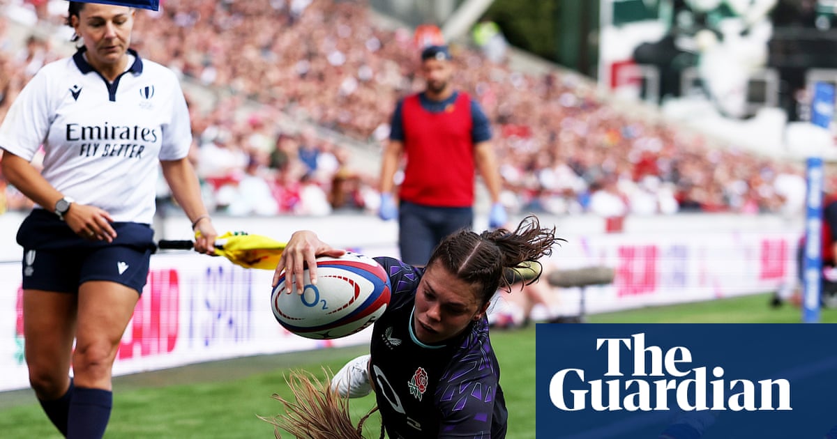 Marlie Packer’s red card sours England’s 97-7 World Cup warmup rout of Spain | England women's rugby union team