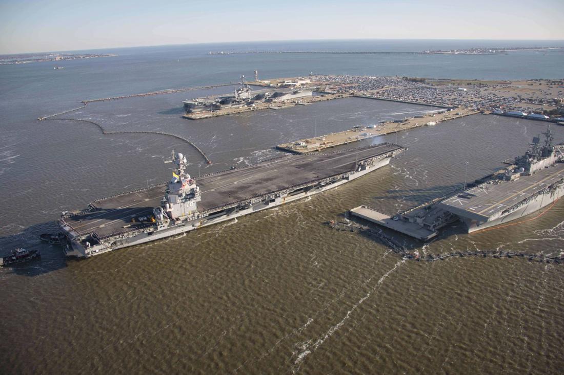 USS Gerald R. Ford: Größter Flugzeugträger