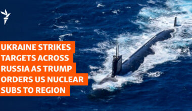 Ukrainian Drones Strike Targets Across Russia As Trump Orders US Nuclear Subs To Region