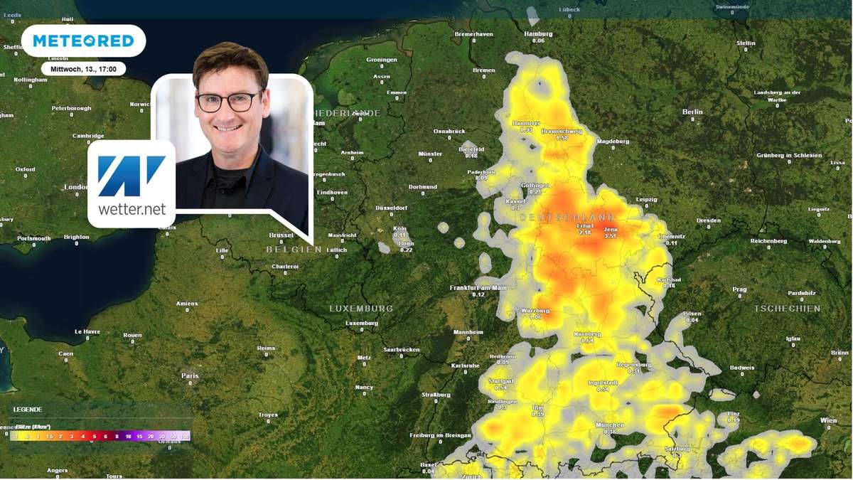 Unwetter fegen in Kürze über Deutschland – drei Tage im Fokus