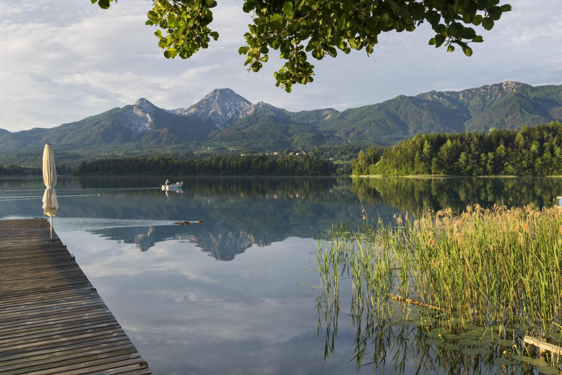 Malerisch: der Faaker See auf einem Archivfoto