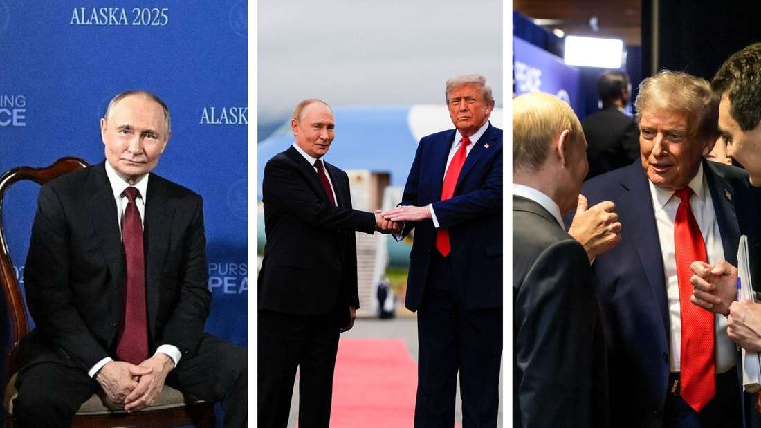 Donald Trump und Wladimir Putin trafen sich in Alaska zum Gipfel. Das Treffen wurde zur medialen Inszenierung. 