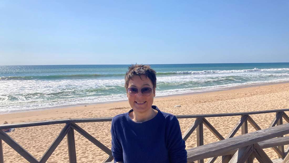 „Ich glaube, wir machen zu wenig mit dem, was wir haben“: Eva Hofmann am Meer in Portugal.