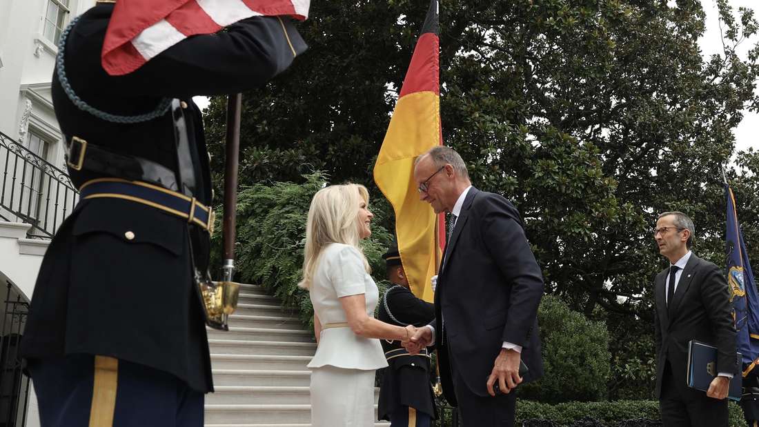 Merz bei Trump in Washington