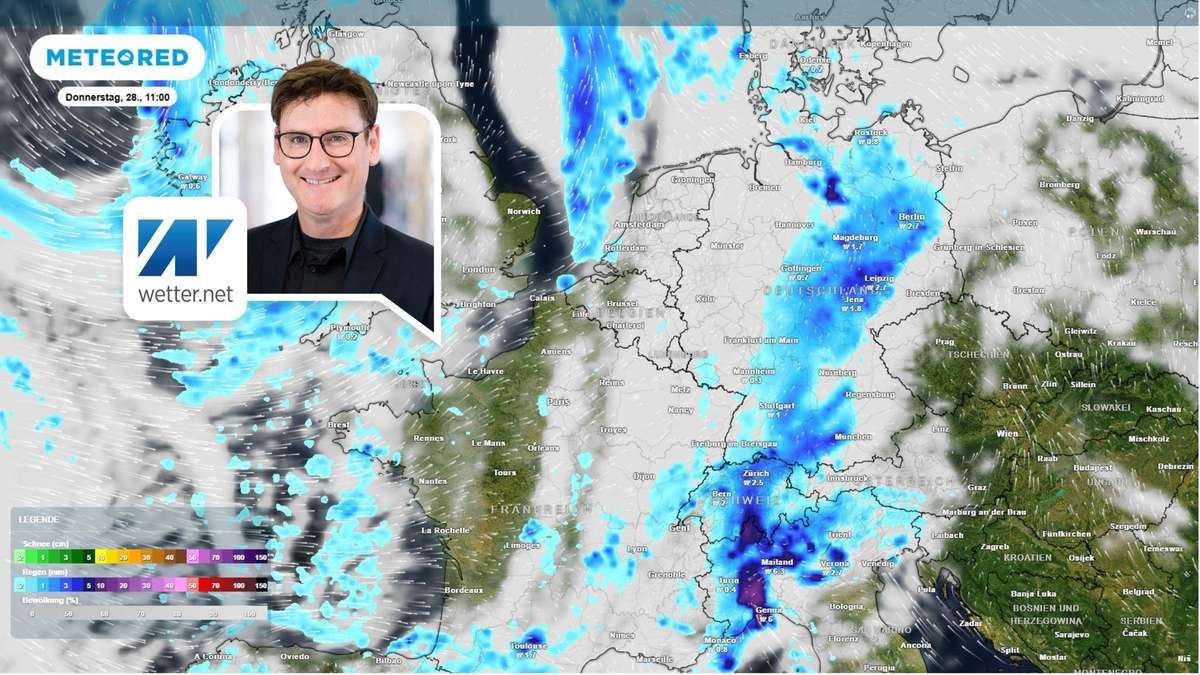 Deutschland droht gefährliche Unwetterserie – Starkregen und Hagel könnten ganze Landesteile treffen