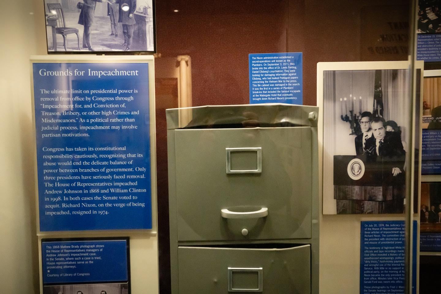 Smithsonian restores Trump to impeachment display in American history museum