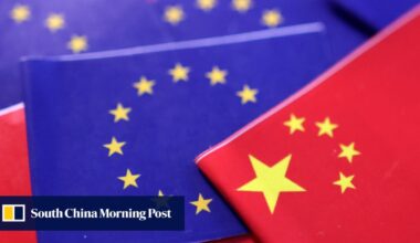 China bans agencies and individuals from dealing with 2 EU banks