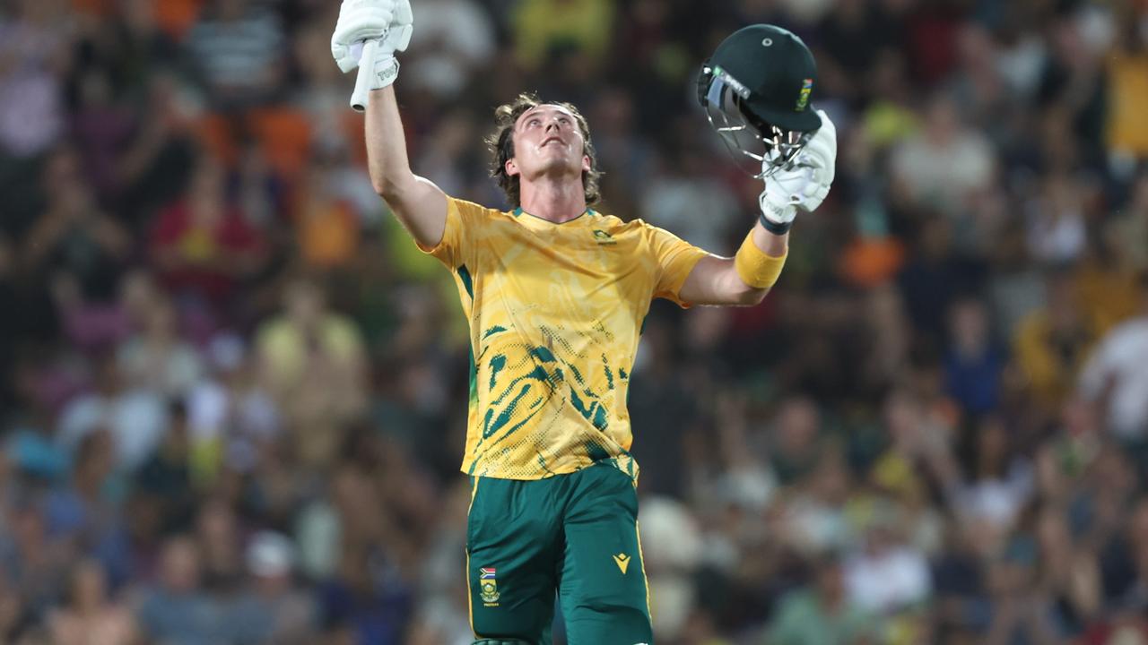 Australia vs South Africa second T20 live coverage, Dewald Brevis hundred, scorecard, video, teams, stream, highlights, how to watch
