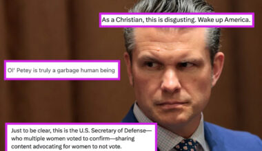 People Are Appalled That Secretary Of Defense Pete Hegseth Shared A Video Of Church Leaders Saying Women Shouldn't Have The Right To Vote