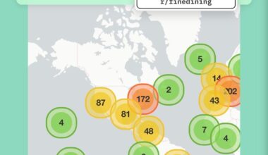 [OC] I mapped out every restaurant Anthony Bourdain has been to