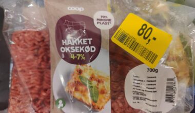 Kun 80 kroner, for hakket oksekød som udløber i morgen! Et røverkøb 🤡
