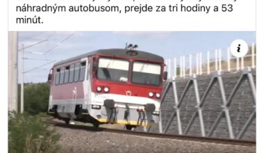 Vlakom z BB do BA (230km) za 4 hodiny, úplná paráda, nie? 🤠