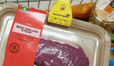 Sainsburys tagging the Meat...