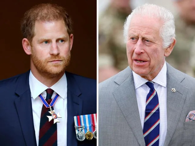 Getty Images Prince Harry and King Charles