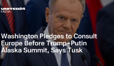 Washington Pledges to Consult Europe Before Trump–Putin Alaska Summit, Says Tusk — UNITED24 Media