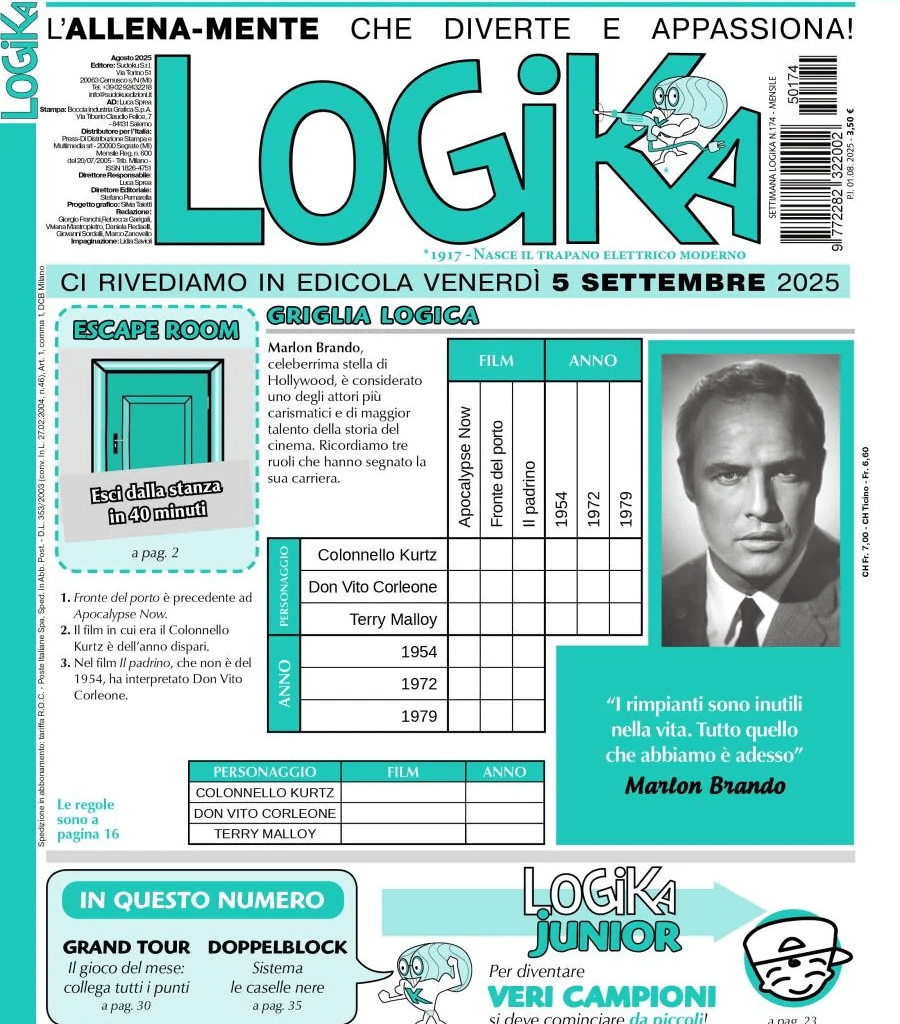 Settimana Logika, che ne pensate?