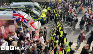Woman released after arrest at Bristol immigration protest