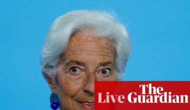 European Central Bank leaves interest rates unchanged despite trade war uncertainty – as it happened | Business