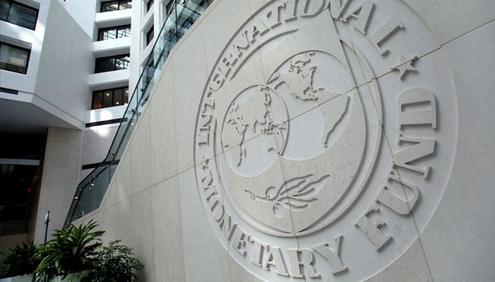 The International Monetary Fund logo is seen inside its headquarters at the end of the IMF/World Bank annual meetings in Washington, US. — Reuters/File