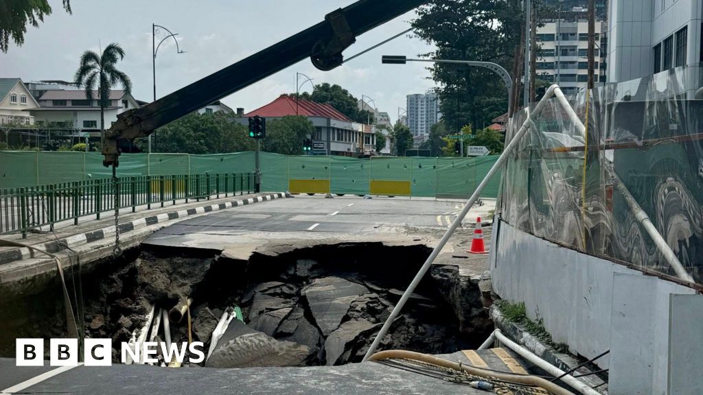 How a sinkhole revived a debate about migrant workers' rights in Singapore