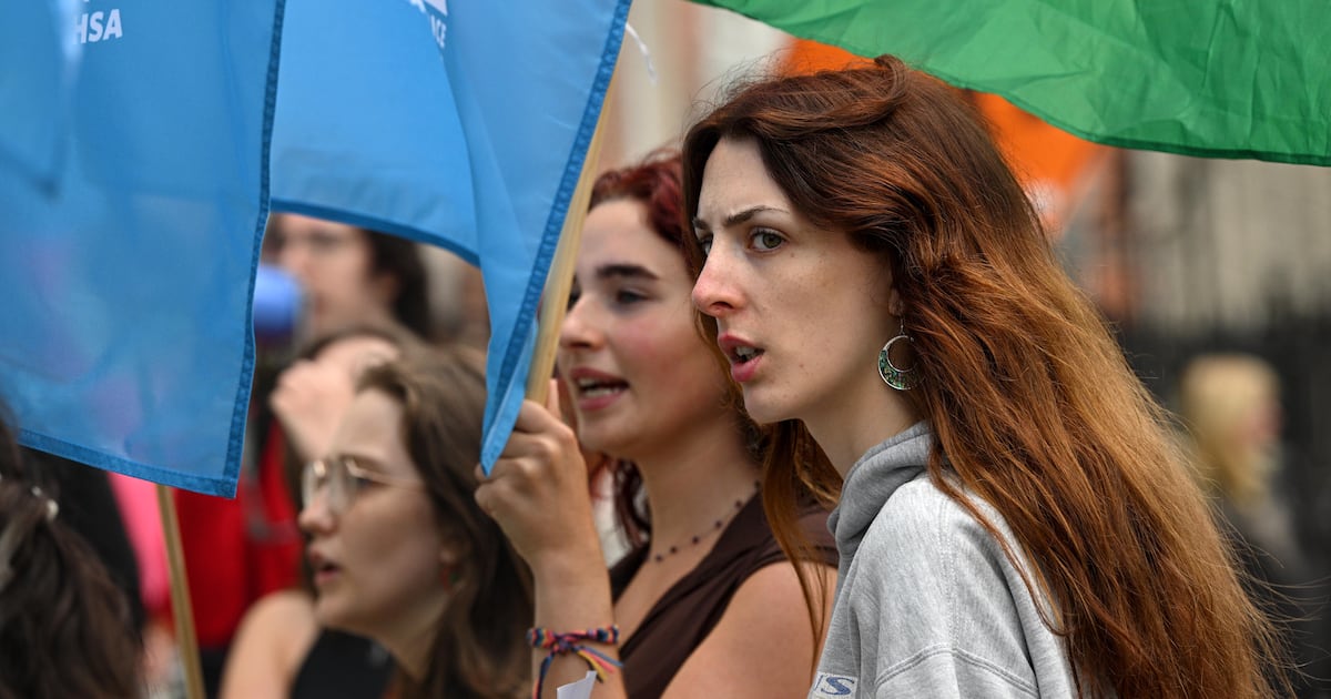 Protesters demand action to ensure entry to Ireland for Palestinian students – The Irish Times