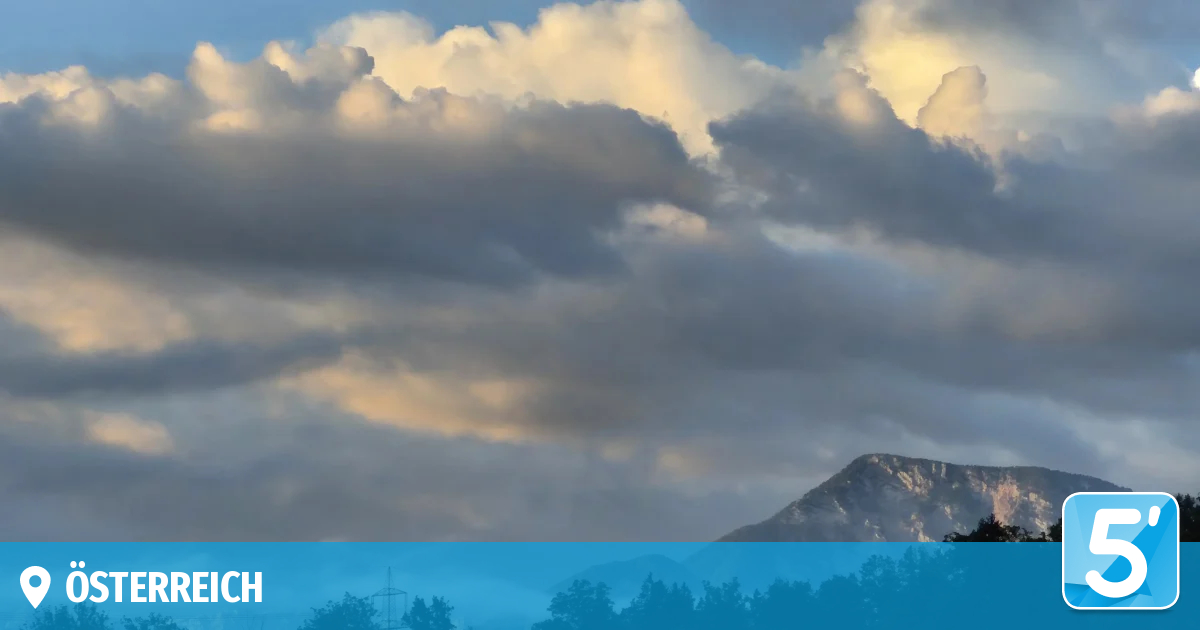 Samstag in Österreich: Sonne, Schauer und Gewitter