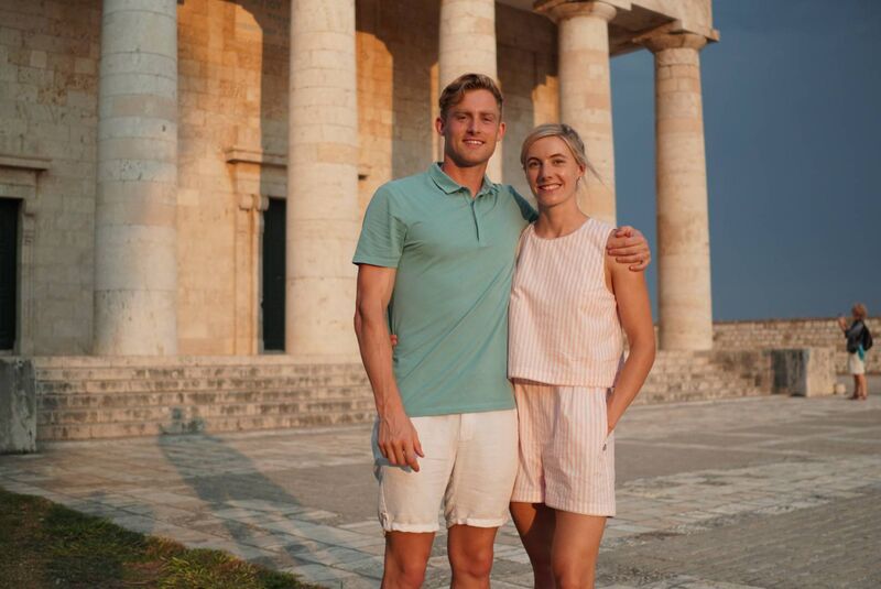 Natalya Coyle in Greece.