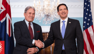Winston Peters talks defence, trade with US Secretary of State Marco Rubio