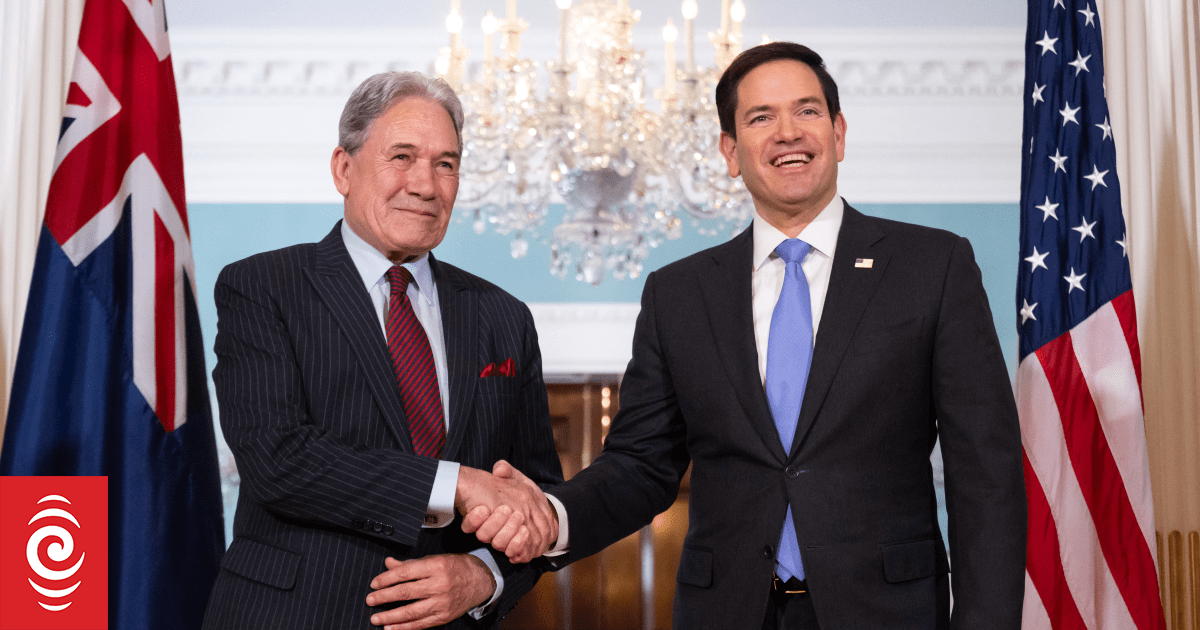Winston Peters talks defence, trade with US Secretary of State Marco Rubio