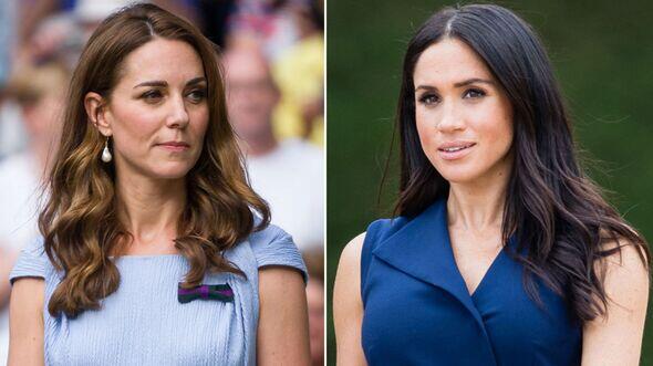 Tense moment Kate Middleton 'grimaced' at Meghan Markle - leaving Prince Harry scared