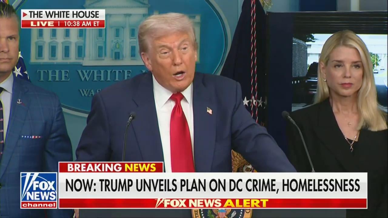 Trump Announces He’s Deploying National Guard to DC in Major Power Grab