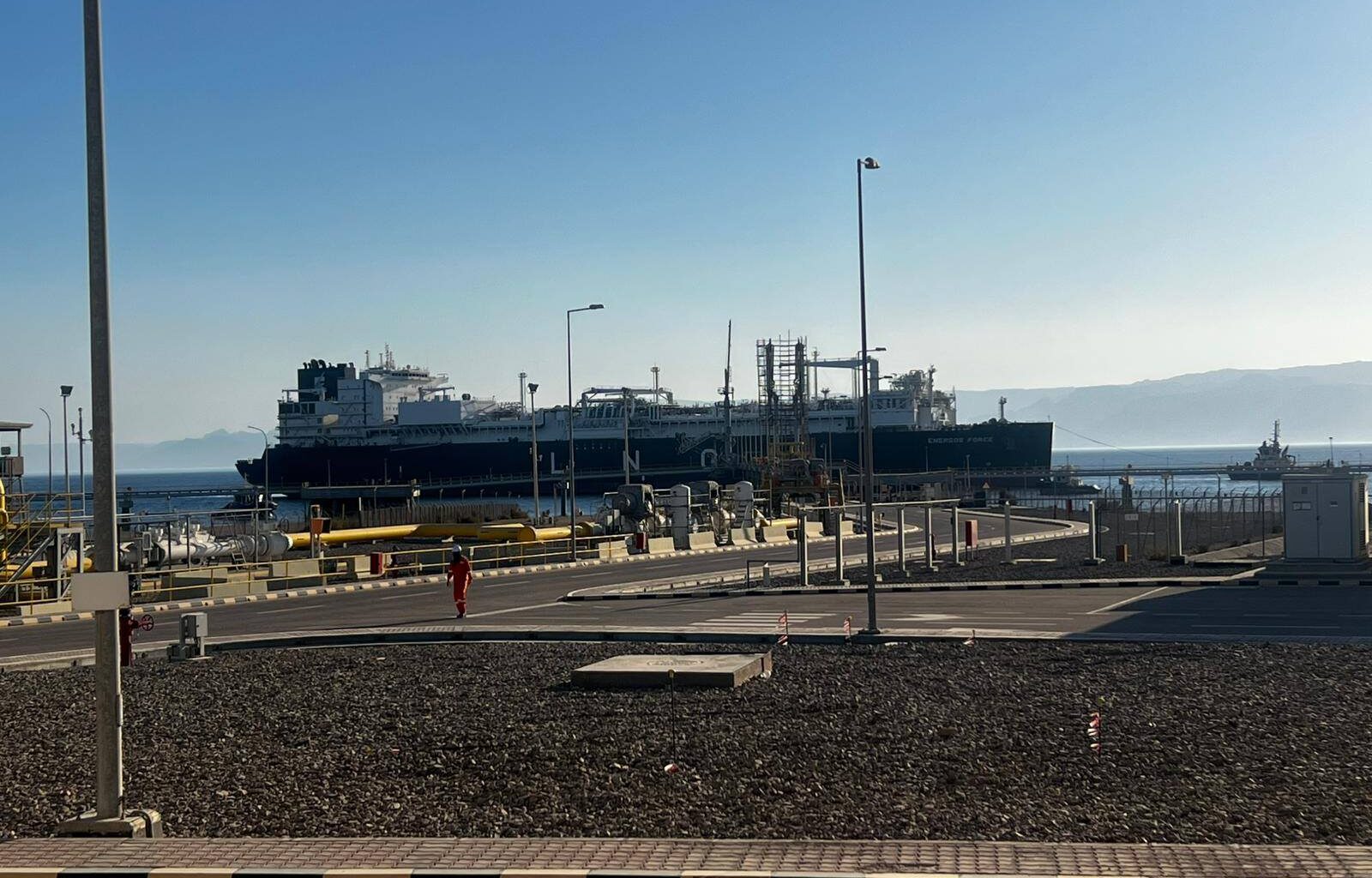 Energos Force Arrives in Aqaba to Secure Gas Supply for Jordan and Egypt