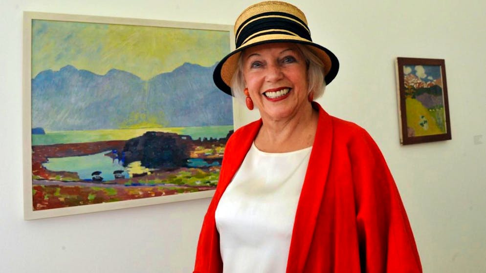 Esther Grether, photographiée le 30 mai 2009, lors de l'exposition "Giacometti" à la Fondation Beyeler (archives).