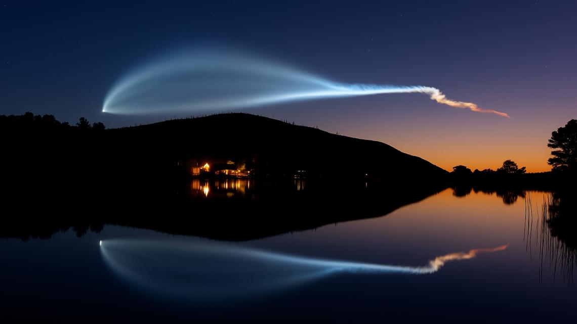 SpaceX Falcon 9 rocket launch in Southern California | Aug 29