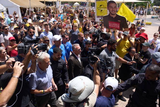 White House special envoy Steve Witkoff arrives to meet families of hostages held captive in the Gaza Strip, in Tel Aviv, Israel, August 2, 2025. 