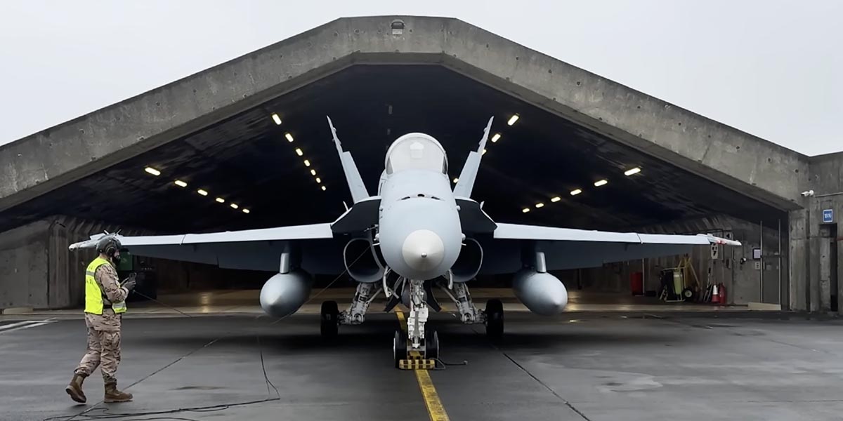 The people who are part of the deployment of six Spanish EF-18 fighters in Iceland