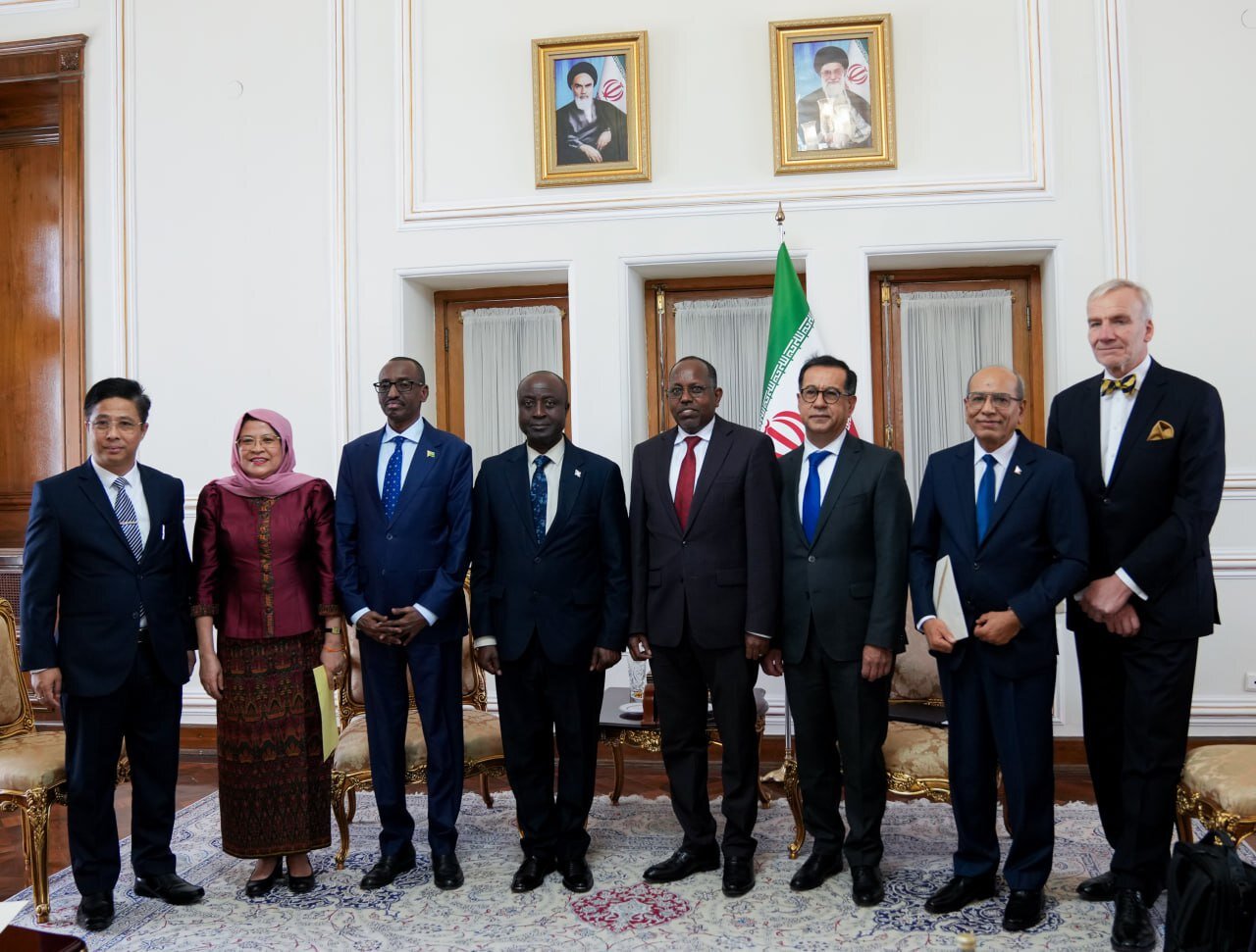 Nine new envoys present credentials to Iran’s foreign minister