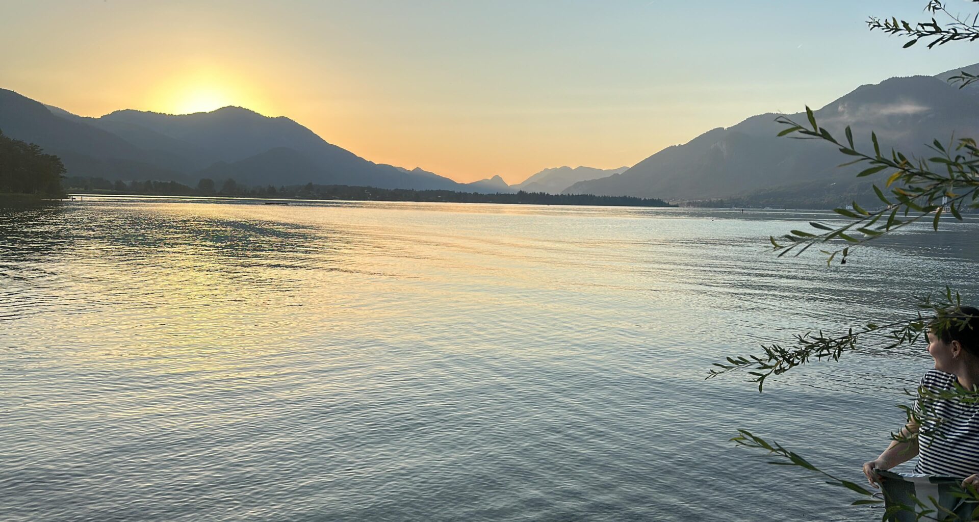 Nice little sunset at Wolfgangsee