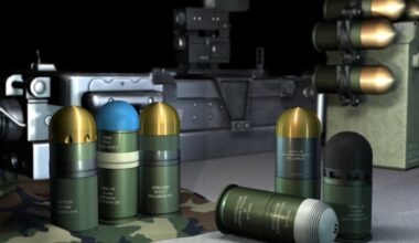 Various types of 40 mm grenades / Photo credit: Rheinmetall