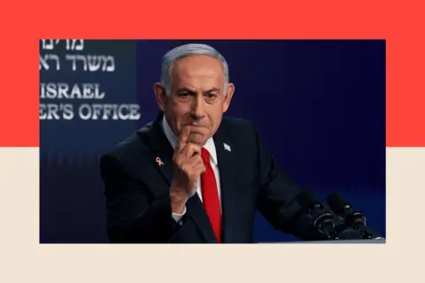 REUTERS/Ronen Zvulun/Pool Israeli Prime Minister Benjamin Netanyahu speaks during a press conference