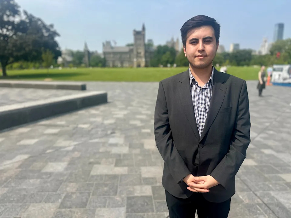Sajad Amini, co-president of the Afghan Students’ Association at the University of Toronto — which strives to create a safe and welcoming space for other Afghan students — fled after the Taliban takeover. He says this anniversary is emotional.