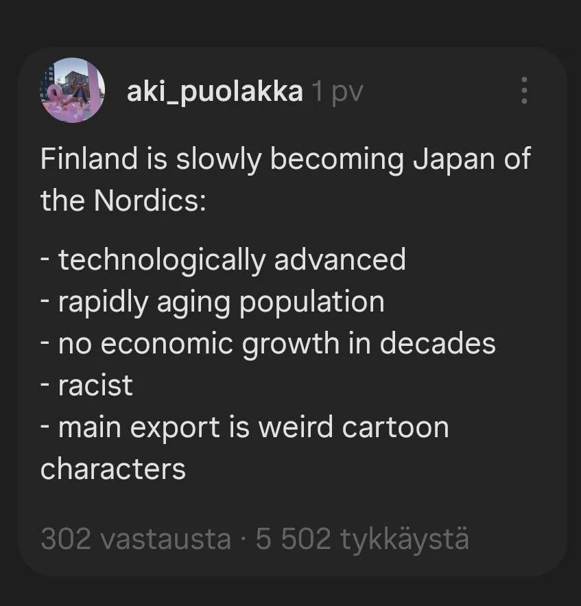 Well, he ain't wrong.