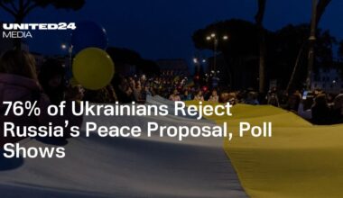 76% of Ukrainians Reject Russia’s Peace Proposal, Poll Shows
