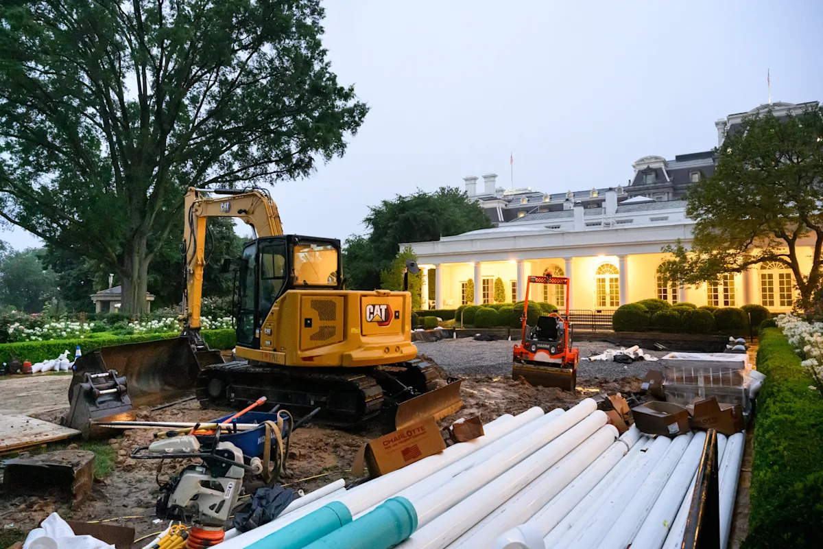 See Trump's changes to the White House in photos