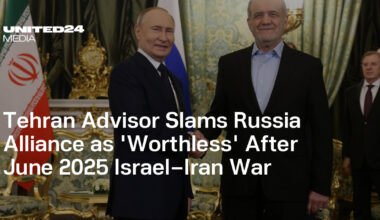 Tehran Advisor Slams Russia Alliance as 'Worthless' After June 2025 Israel–Iran War — UNITED24 Media