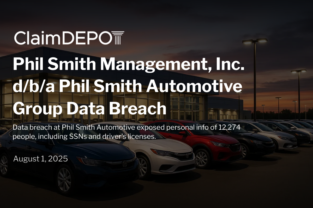 Phil Smith Automotive Data Breach Affects 12,274 People
