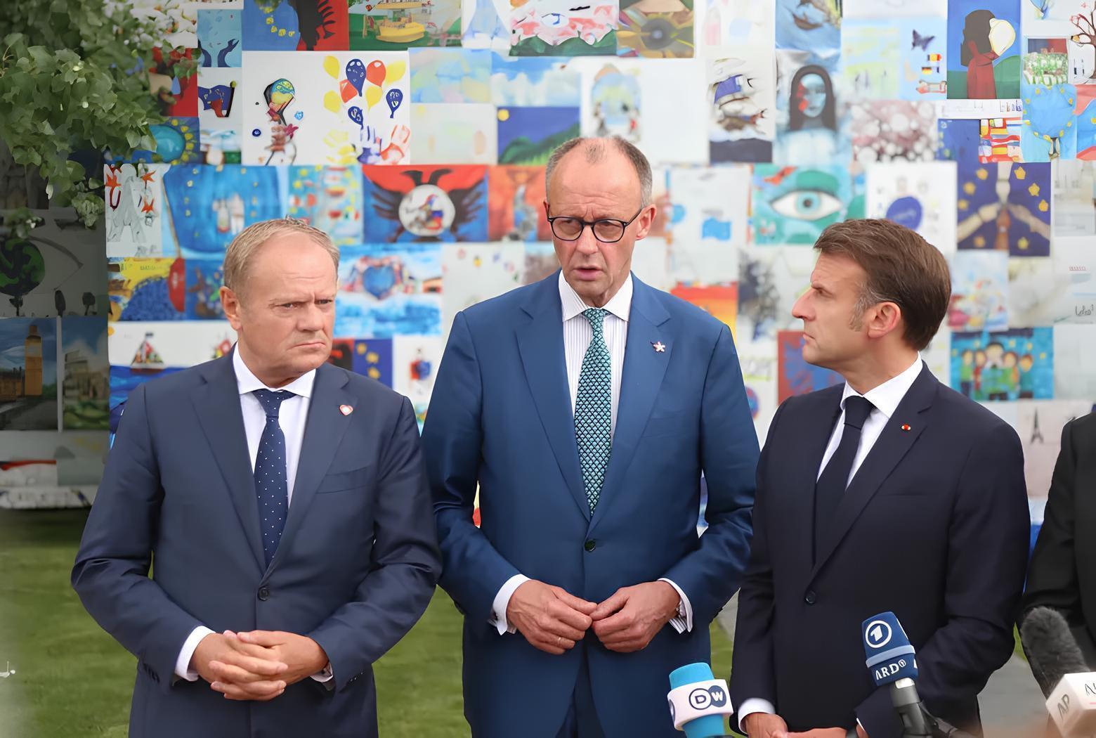 Macron, Merz, Tusk to visit Moldova to back its security, sovereignty