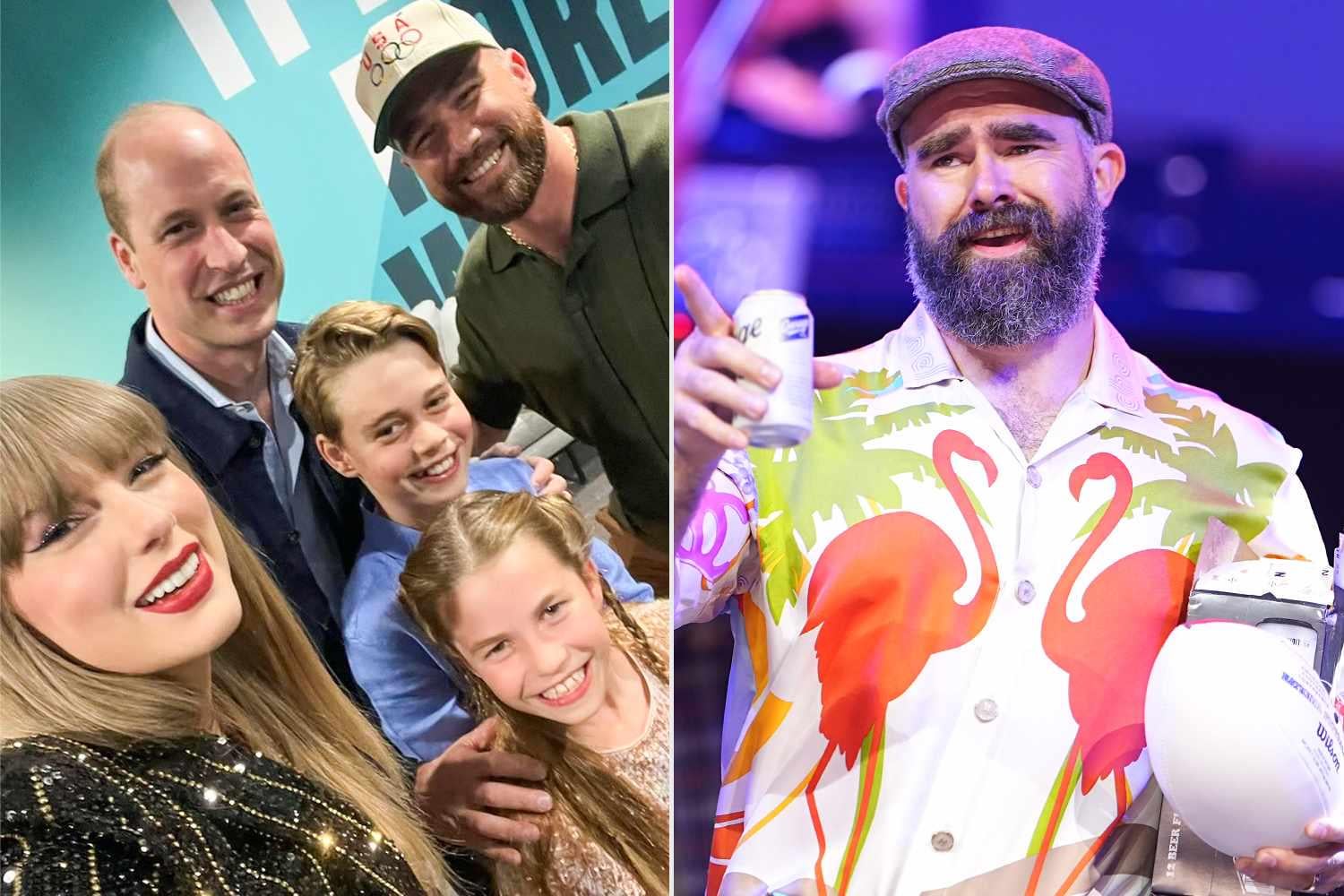 Taylor Swift Recalls Travis Kelce's Brother Jason Panicking Over Drinking Beer When Meeting Prince William and His Children