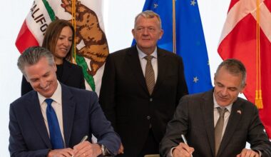 California and Denmark Sign Partnership to Advance Climate and Technology Goals
